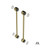 TJ Rear Sway Bar Link Kit 14"