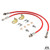 TJ/XJ Wrangler Replacement Brake Lines, Front 21"