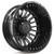 Main image for 20x8.25 Arena A113 Thunder Gloss Black Milled DUALLY REAR Wheel 10x225 (-202mm)