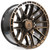 Main image for 20x10 Arena A114 Battle Smoked Bronze Tint Clear Wheel 8x170 (-18mm)