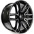 Main image for 22x9.5 Arena A111 Supreme Glossy Black Brushed DDT Face Clear Wheel 6x5.5 (20mm)