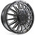 Main image for 22x8.25 Arena A110 Rival Gloss Black and Milled DUALLY FRONT Wheel 8x210 (105mm)