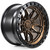 Main image for 17x9 Arena A109 Hustle Smoked Bronze Center Satin Black Lip Wheel 5x5 (-12mm)