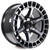 Main image for 17x9 Arena A107 Torque Glossy Black Machined DDT Face Lip Wheel 6x5.5 (-12mm)