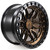 Main image for 17x9 Arena A109 Hustle Smoked Bronze Center Satin Black Lip Wheel 6x135 (0mm)