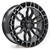 Main image for 22x9.5 Arena A102 Recon Glossy Black Center Machined DDT Lip Wheel 6x135 (20mm)