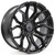Main image for 22x10 Arena A116 Cobra Satin Black Wheel 6x5.5 (15mm)