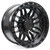 Main image for 22x10 Arena A109 Hustle Satin Black Center Glossy Black Lip Wheel 8x180 (-18mm)