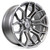 Main image for 22x10 Arena A116 Cobra Texture Gun Metal Machine Clear Coat Wheel 6x135 (15mm)