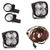 Main image for Baja Designs Squadron Sport Polaris LED Light Pods w/ 1.75in Harness/Horizontal Mounts Kit