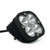 Main image for Baja Designs Squadron Sport Flush Mount LED Light Pod Angled Lens Work/Scene Pattern - Black/Clear