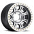 Main image for Raceline RT232 Monster 17x8.5in/8x165.1 BP/-19mm Offset/130.81mm Bore - Black & MACH. Beadlock Wheel