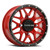 Main image for Raceline A94R Krank 15x7in / 4x137 BP / 10mm Offset / 110.18mm Bore - Red & Black Lip Wheel