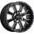 Main image for Raceline A77 Mamba 12x7in / 4x136.5 BP / -47mm Offset / 110.2mm Bore - Black & Machined Wheel