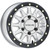 Main image for Raceline A14BG Alpha 15x6.5in/6x139.7 BP/74mm Offset/78.1mm Bore - Silver & Blk Ring Beadlock Wheel