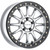 Main image for Raceline A14SB Alpha 15x10in/6x139.7 BP/25mm Offset/78.1mm Bore - Silver & Blk Ring Beadlock Wheel