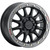 Main image for Raceline A14BG Alpha 17x7in/4x156 BP/25mm Offset/132.5mm Bore- Blk & Gunmetal Ring Beadlock Wheel