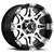 Main image for Raceline 982 Raptor 16x8in / 8x165.1 BP / 0mm Offset / 130.81mm Bore - Black & Machined Wheel