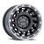 Main image for Raceline 957BS Halo 17x9in / 6x135 BP / -12mm Offset / 87.1mm Bore - Black & Silver Lip Wheel