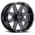 Main image for Raceline 940M Hostage 16x8in / 8x165.1 BP / 0mm Offset / 125.2mm Bore - Black & Milled Wheel