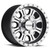 Main image for Raceline 928M Monster 17x9in / 5x139.7 BP / -12mm Offset / 107.95mm Bore - Black & Machined Wheel