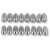 Main image for Raceline Conical Lug Nuts - 3/8in-24 - 16 Pack - Chrome