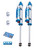 Additional image for King Shocks 07-18 Jeep Wrangler JK Rear 2.5 Dia Piggy Hose Res Shocks 0-2in Lift w/Adjuster (Pair)