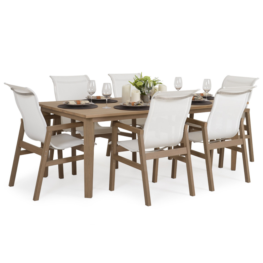 528040U 80" x 39.5" Rectangle Dining Table