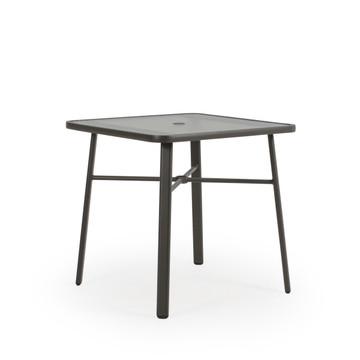 031852 36" Square Counter Table with Glass Top