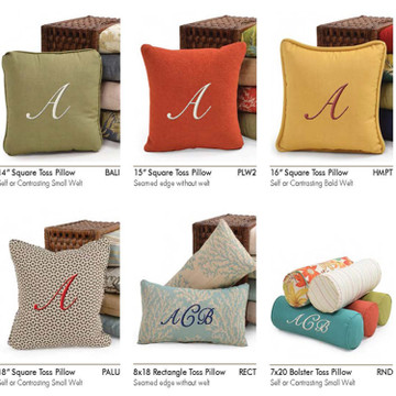 Monogram Toss Pillows