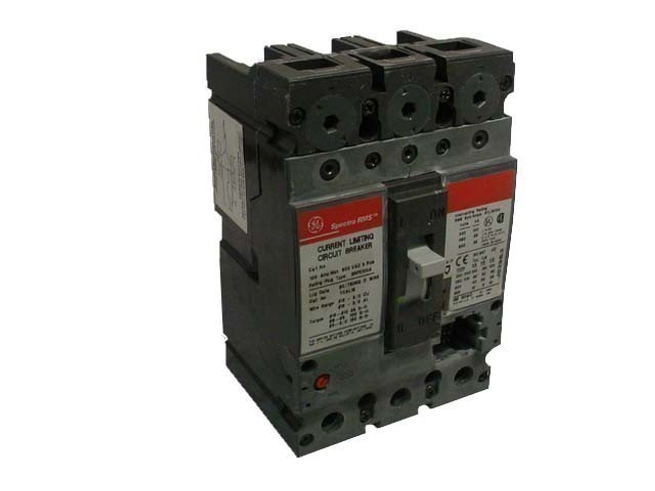 GE SELA36AT0100 N 100A 600V 3P NEW
