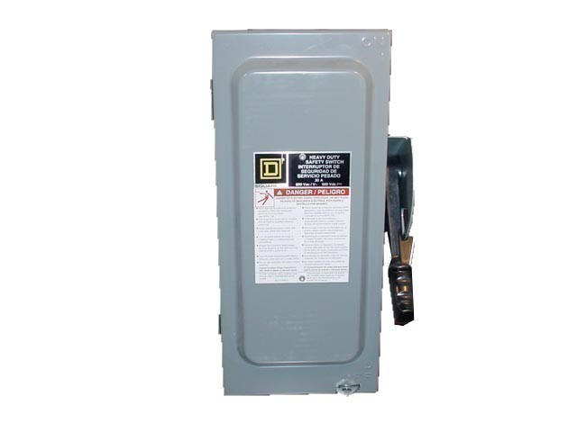 SQUARE D HU361 N 30A 600V 3Ph N1 NEW NON-FUSED