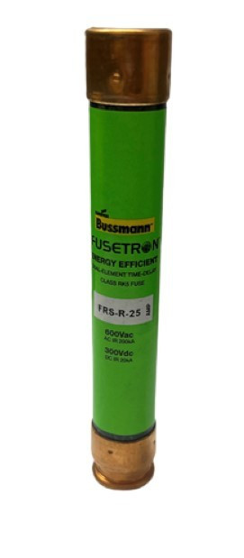 FUSETRON FRS-R-25 25A 600V Class RK5 USED