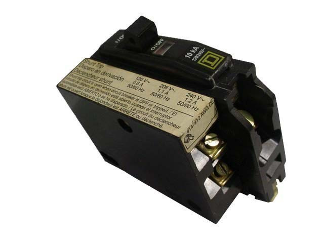 SQUARE D QO125VH2100 U 25A 120V 1P 22K USED SURPLUS