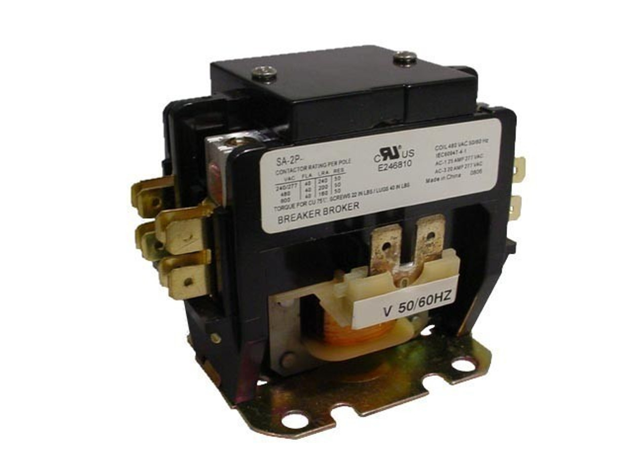 BREAKER BROKER BB30C2P-F N 30A 480V 2 Coil24 VDCV NEW