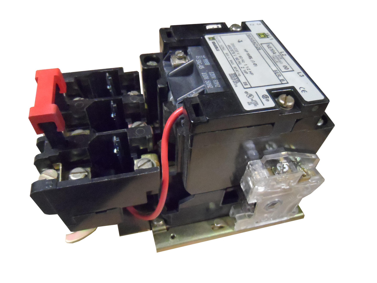 SQUARE D 8536SAO12V02SX10 U Coil120 VACV STARTER USED