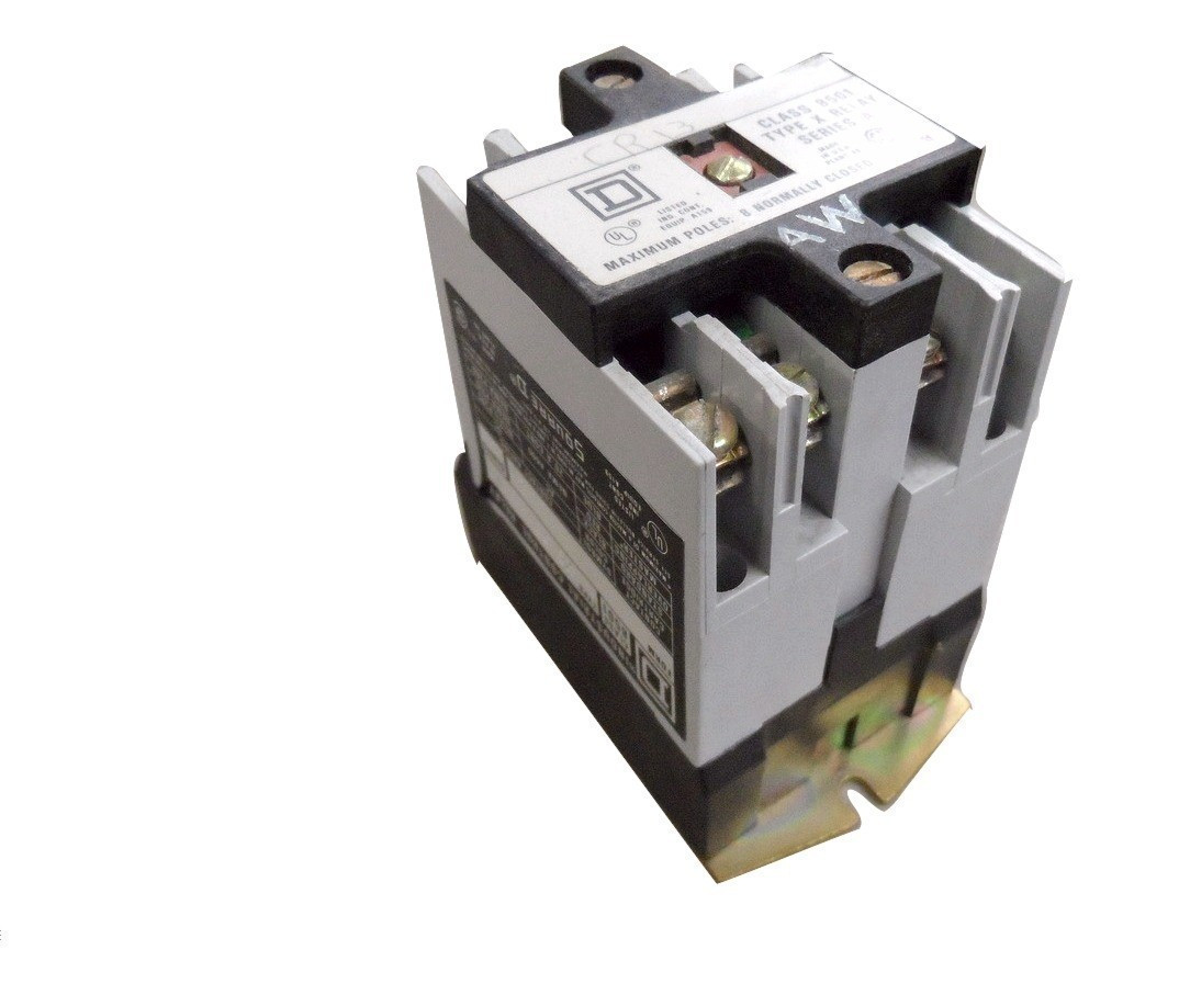 SQUARE D 8501XO20V02 U 10A 600V 2P Coil120 USED
