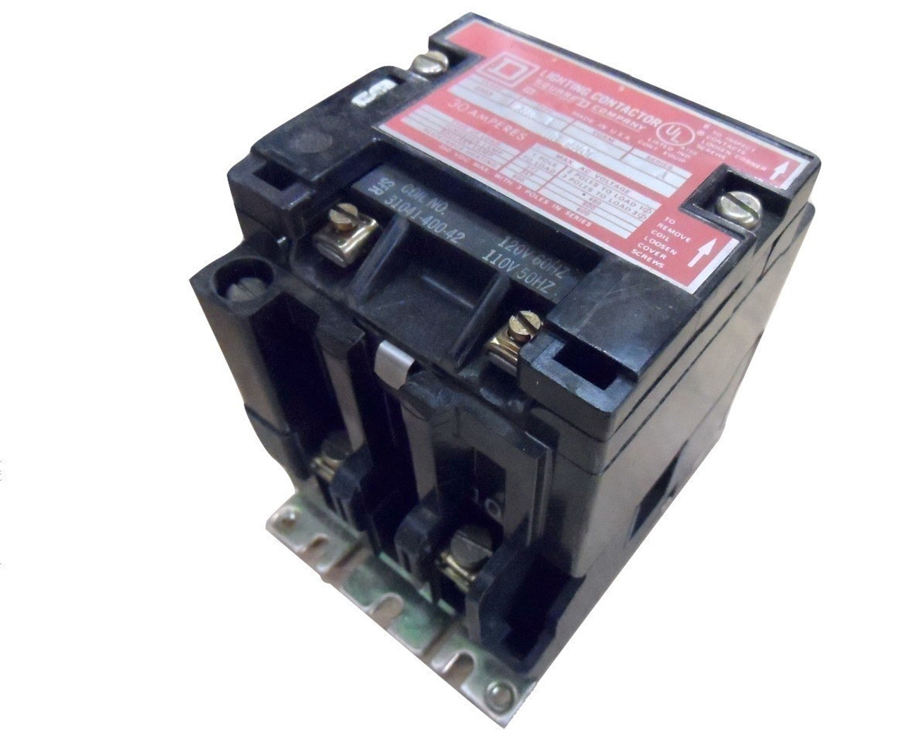 SQUARE D 8903SQO1E U 100A 600V 2P CoilNOT INCLUDED USED