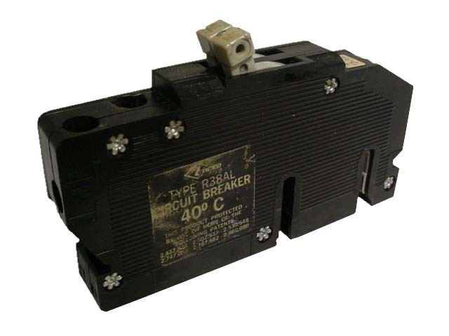 ZINSCO R38-40 U 40A 120V 2P USED