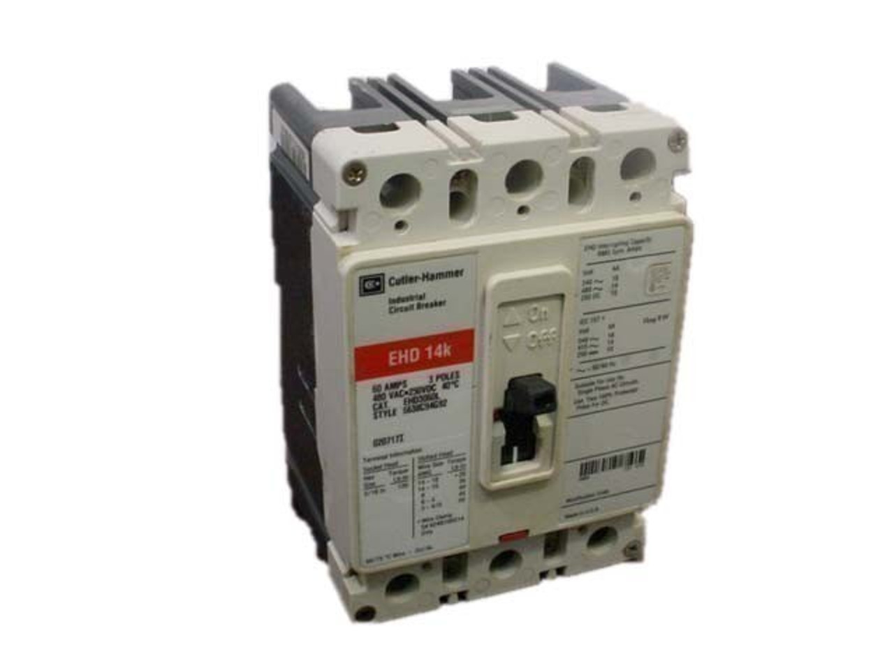 CUTLER HAMMER HFD3020BP10 N 20A 600V 3P USED SURPLUS