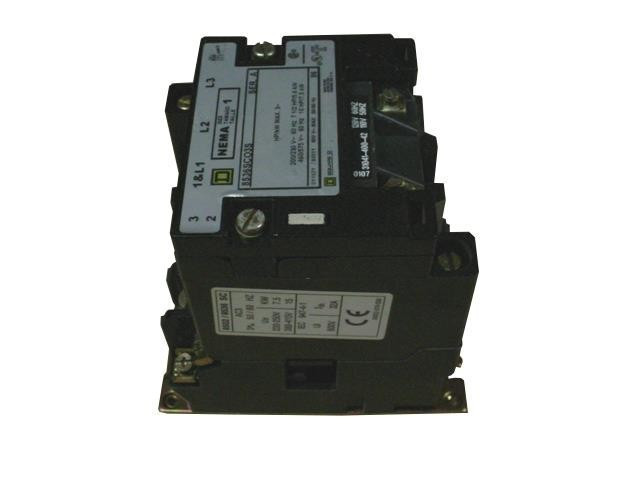 SQUARE D 8502SCO2 U 27A 600V 3P CoilNOT INCLUDED USED