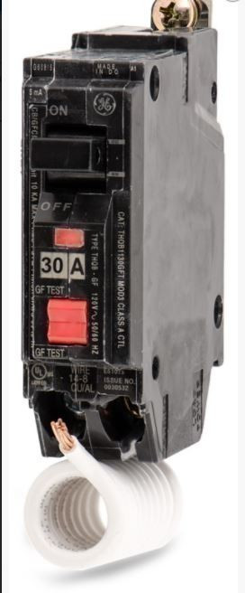 GE THQB1130GFT N 30A 120V 1P