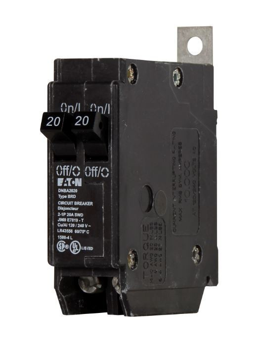 CUTLER HAMMER DNBA2020 N 20/20A 120V 2P NEW