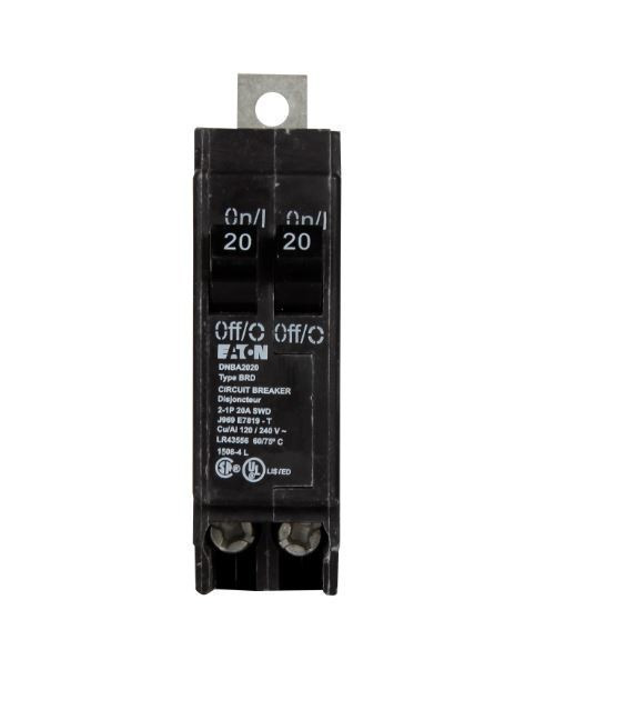 CUTLER HAMMER DNBA2020 N 20/20A 120V 2P NEW