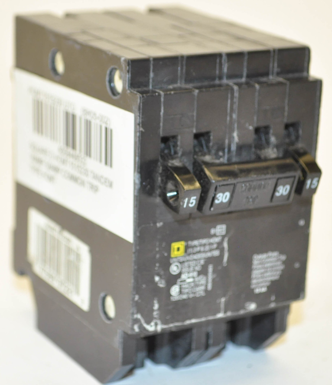 SQUARE D HOMT215215 N 15/15A 240V 4P NEW