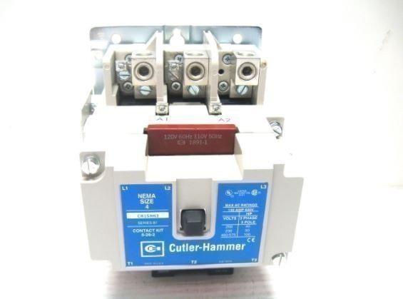 CUTLER HAMMER CN15NN3A U 135A 600V 3P Coil120 VACV NEW