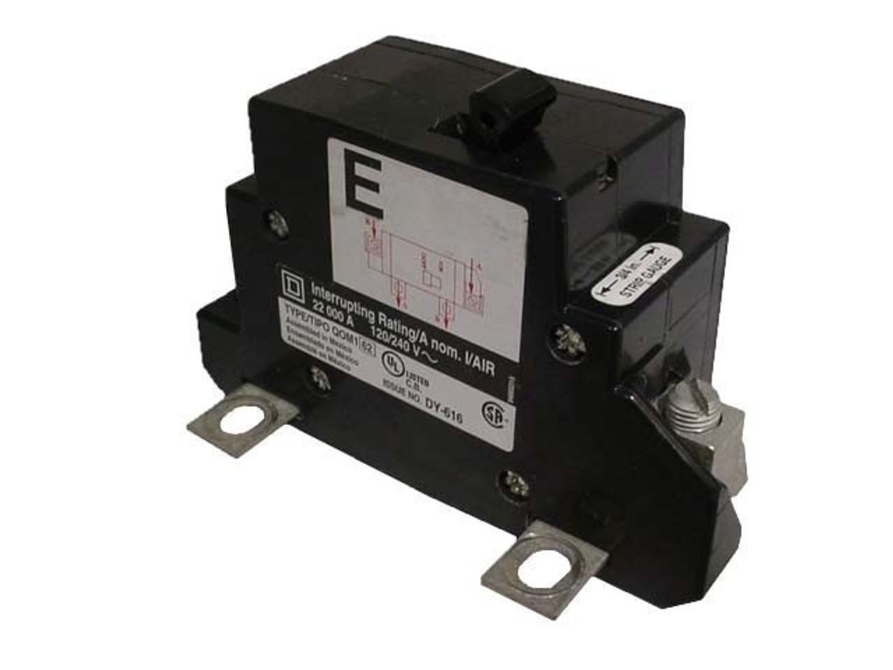 SQUARE D QOM125VH U 125A 2P 240V NEW SURPLUS SQUARE D QOM125VH U 125A 2P 240V NEW SURPLUS