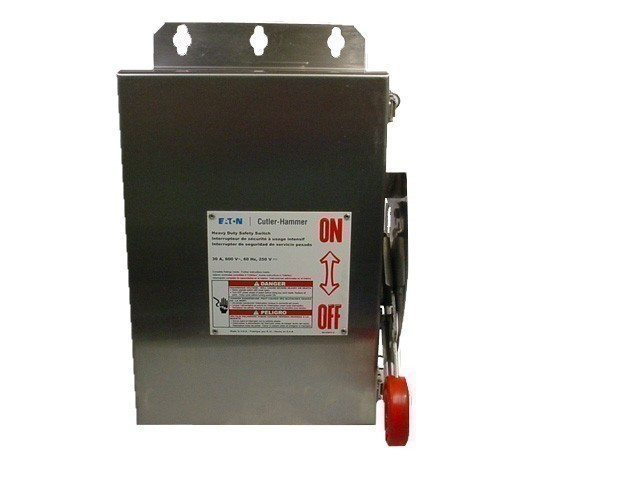 CUTLER HAMMER DH361UWK 30A 600V 3PK 3Ph N4X NONFUSED NEW SURPLUS