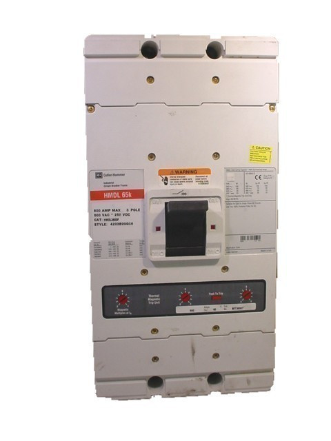 CUTLER HAMMER HMDL3800 U 800A 600V 3P NEW SURPLUS