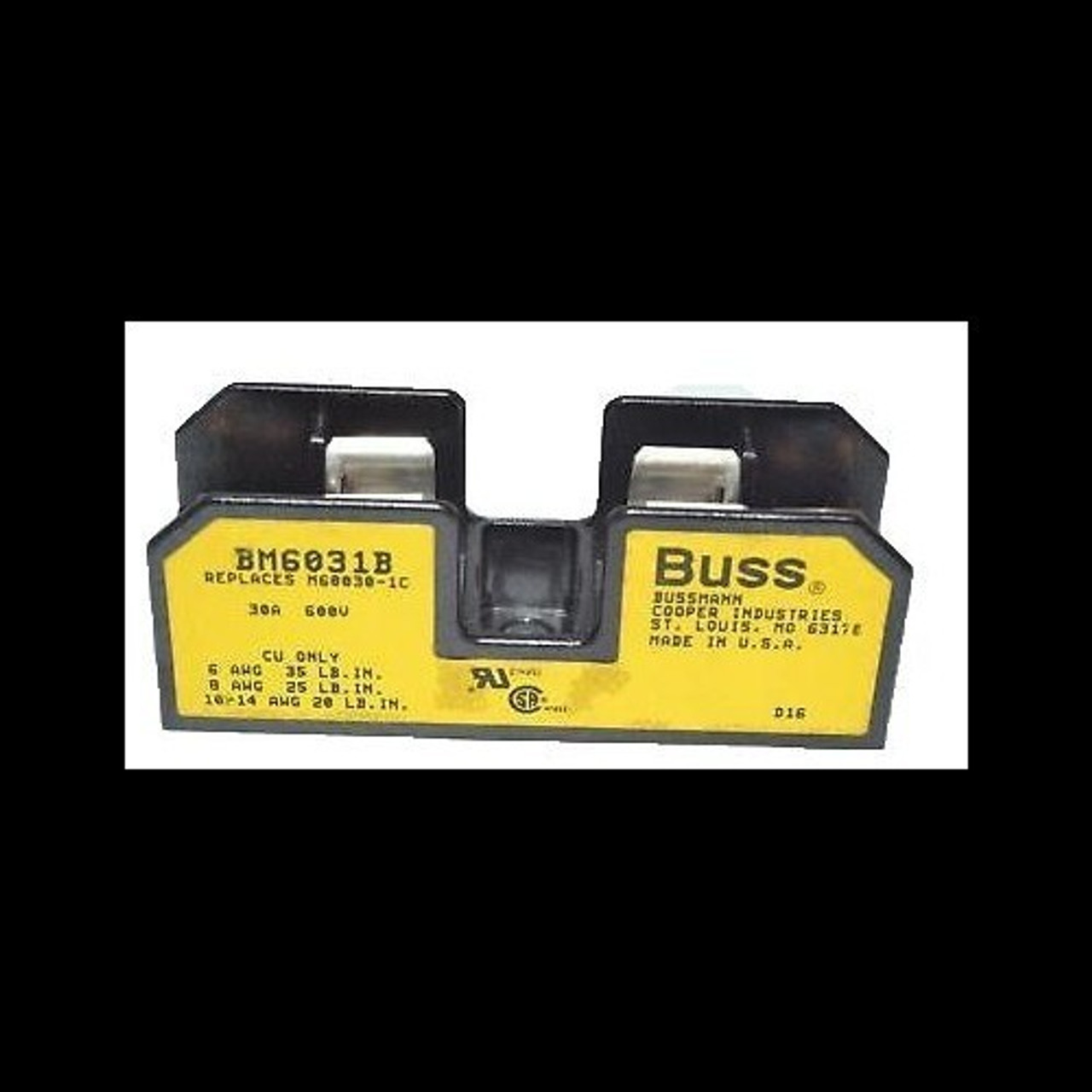 BUSSMANN BM6031B U 30A 600V USED